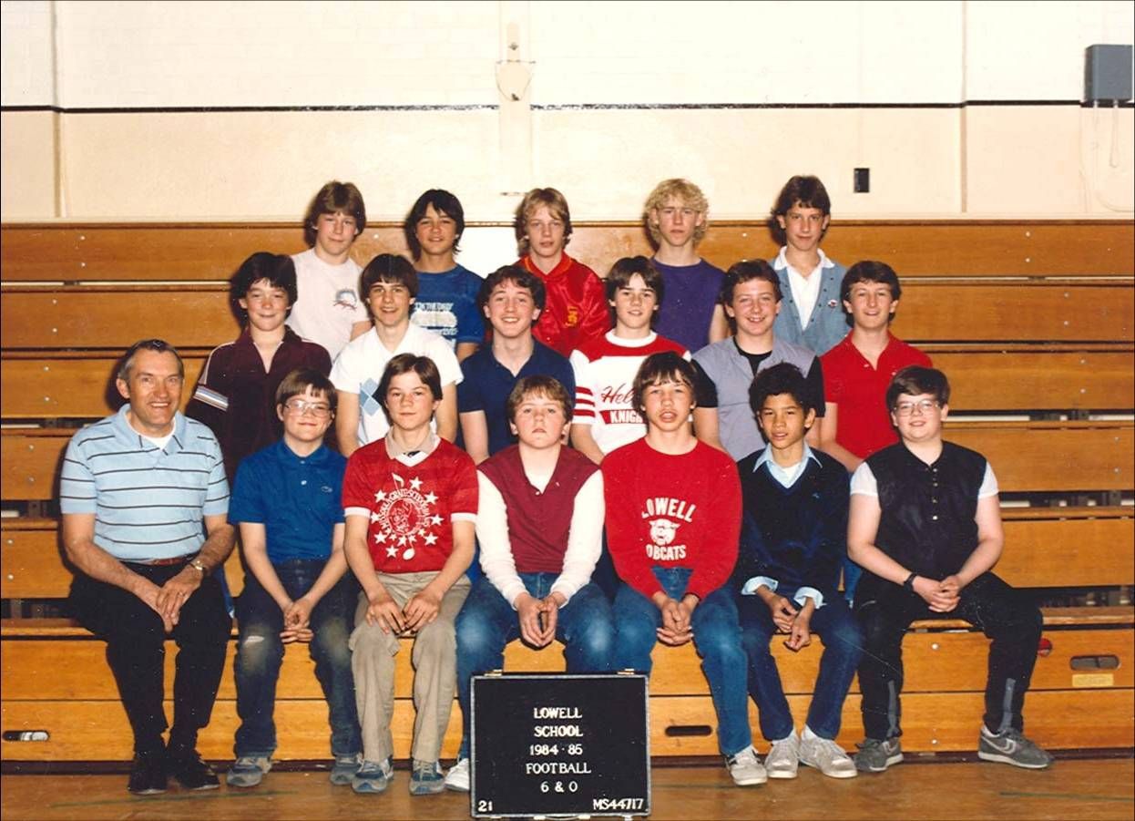 Brian Bessette eighth grade football